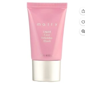 NIB Mally Liquid Face Defender Blush - Passionfruit Full Size
